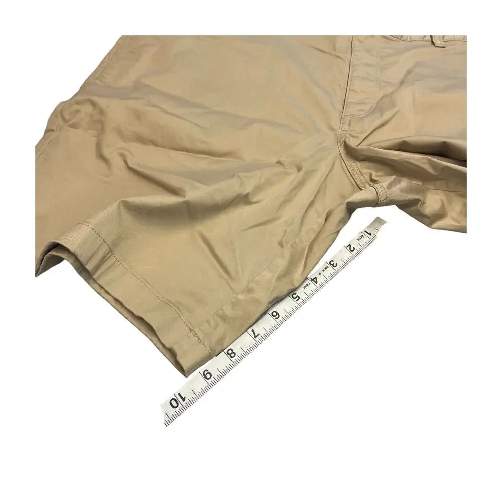 Daniel Hechter Chino Shorts Mens 40 Tan Cotton Stretch High-Rise Classic Outdoor